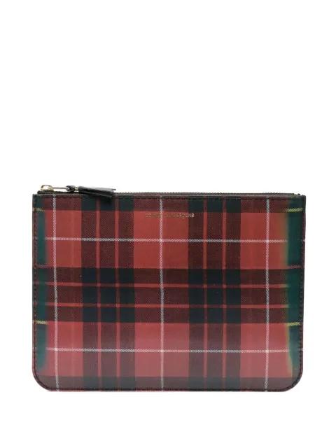 plaid-pattern wallet by COMME DES GARCONS