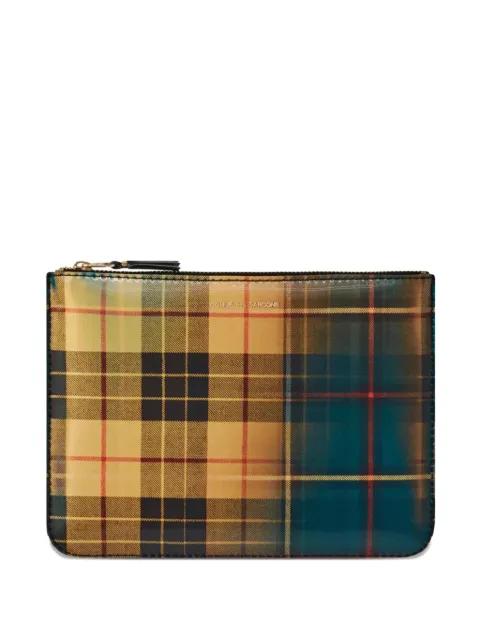 plaid-pattern wallet by COMME DES GARCONS