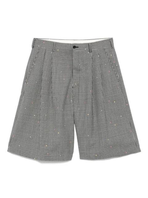 plaid tailored shorts by COMME DES GARCONS