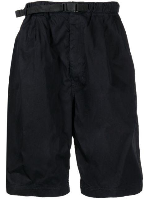pleat-detail cotton shorts by COMME DES GARCONS