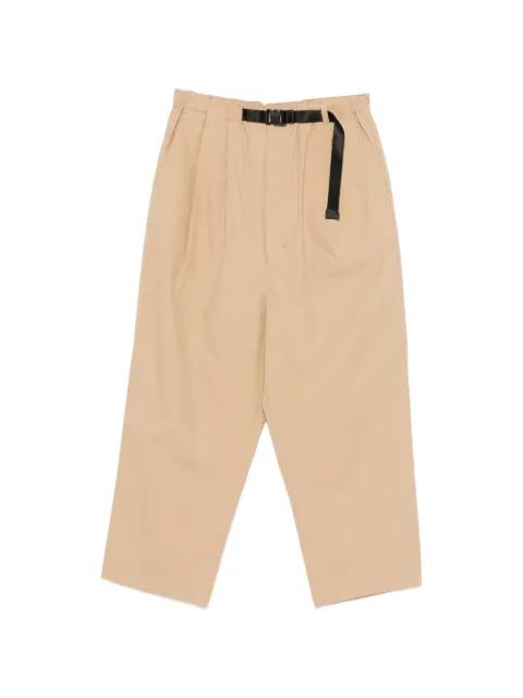 pleated belted trousers by COMME DES GARCONS
