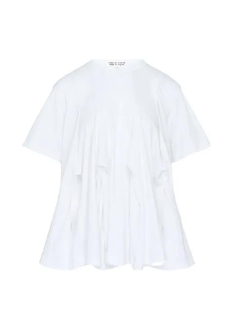 pleated flared T-shirt by COMME DES GARCONS