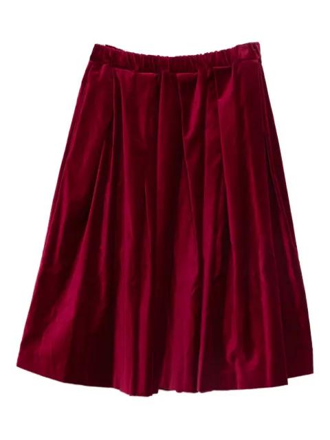 pleated midi skirt by COMME DES GARCONS