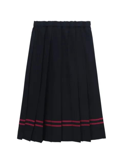pleated midi skirt by COMME DES GARCONS
