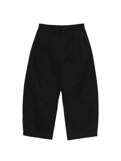 pleated panelled trousers by COMME DES GARCONS