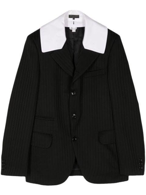 pleated single-breasted blazer by COMME DES GARCONS