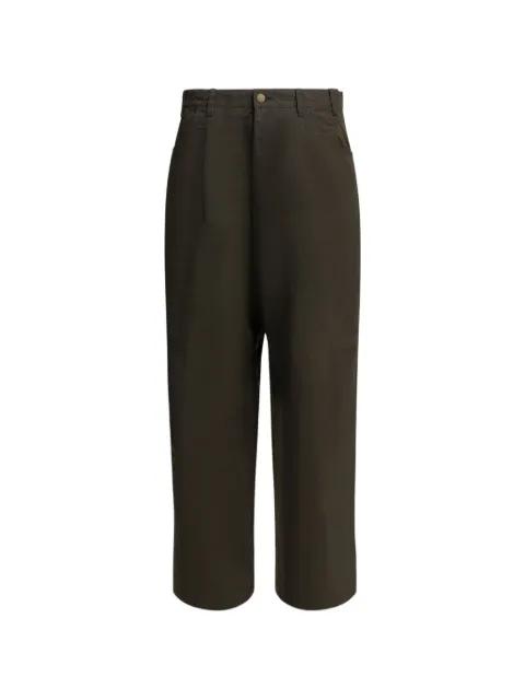 pleated straight-leg trousers by COMME DES GARCONS