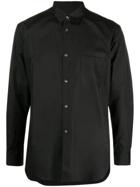 pointed collar cotton shirt by COMME DES GARCONS