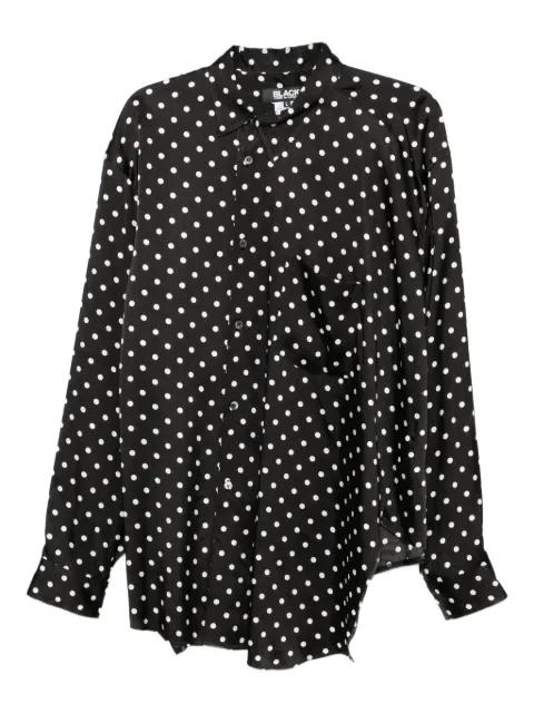 polka-dot asymmetric shirt by COMME DES GARCONS