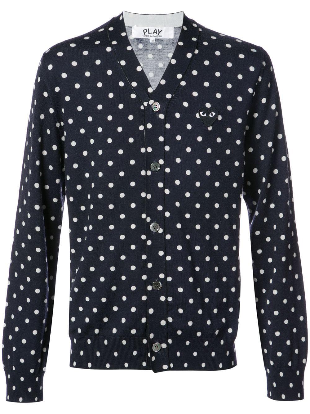 polka dot cardigan by COMME DES GARCONS