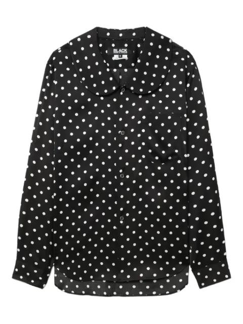 polka dot collared shirt by COMME DES GARCONS