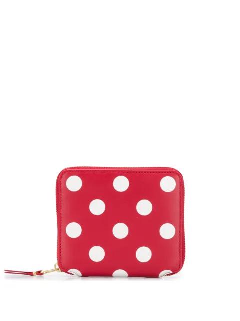 polka-dot leather wallet by COMME DES GARCONS