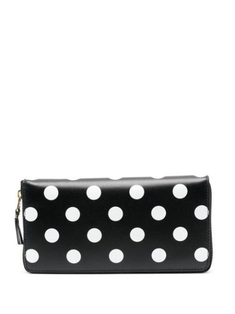 polka-dot leather wallet by COMME DES GARCONS