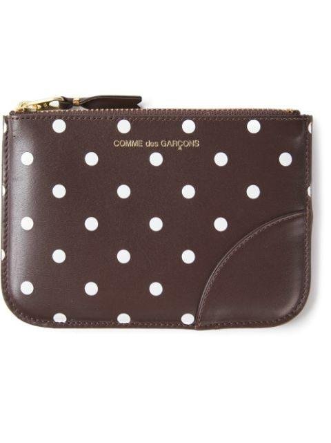 polka-dot print leather purse by COMME DES GARCONS