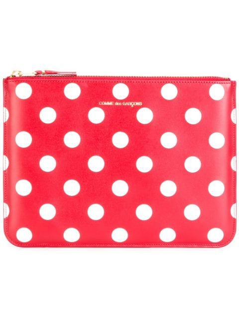 polka dot-print wallet by COMME DES GARCONS
