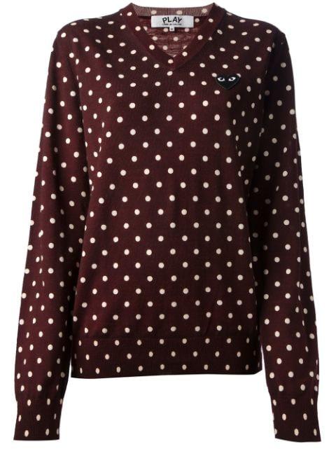 polka dot sweater by COMME DES GARCONS