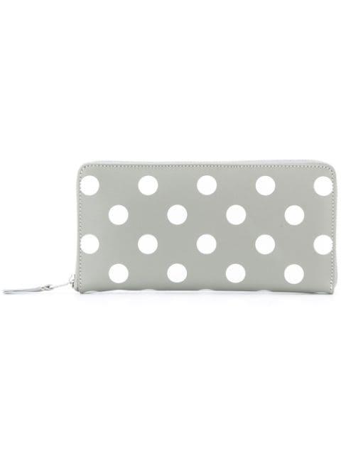 polka dot zip wallet by COMME DES GARCONS