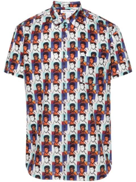 portrait-print shirt by COMME DES GARCONS