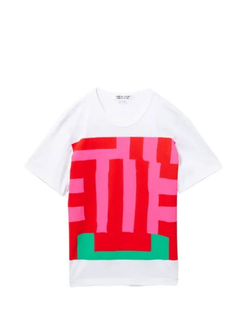 print-detail T-shirt by COMME DES GARCONS