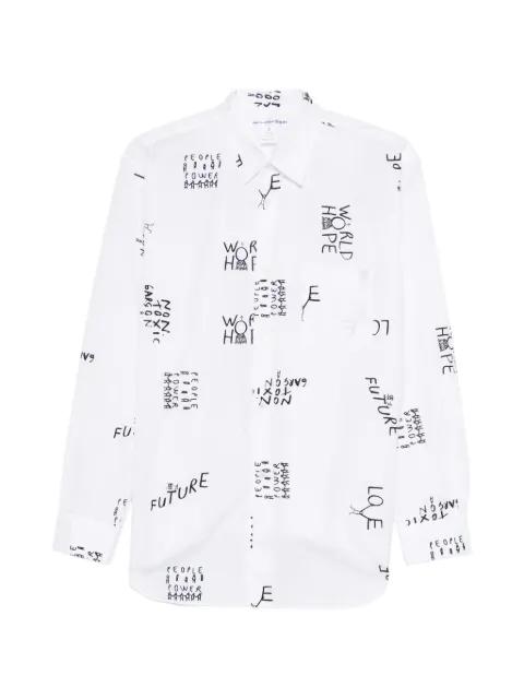 printed cotton shirt by COMME DES GARCONS