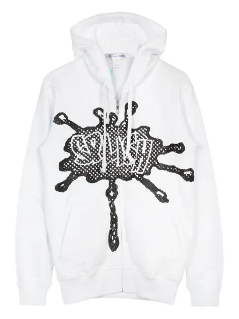printed zip hoodie by COMME DES GARCONS