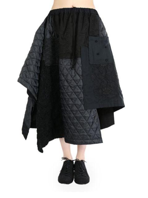 quilted midi skirt by COMME DES GARCONS