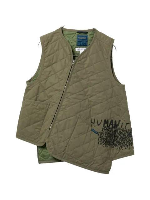 quilted zipped gilets by COMME DES GARCONS