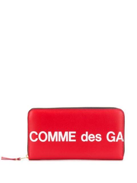 rectangular logo print wallet by COMME DES GARCONS