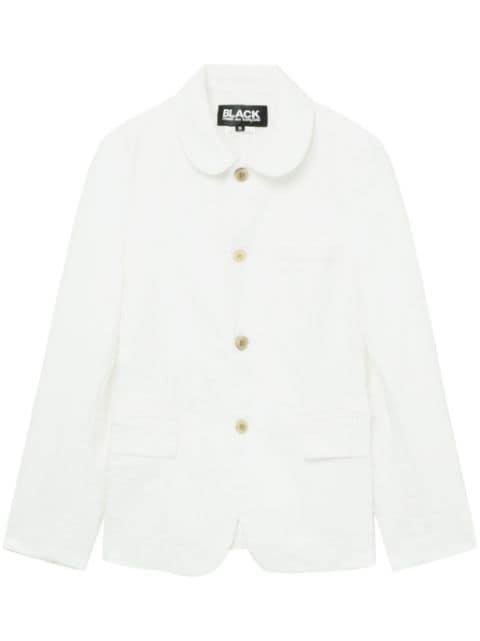 rounded-collar single-breasted jacket by COMME DES GARCONS