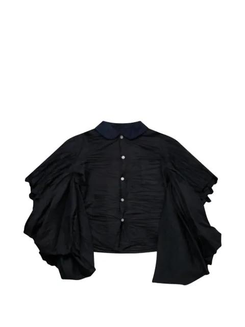 ruched Peter Pan-collar shirt by COMME DES GARCONS