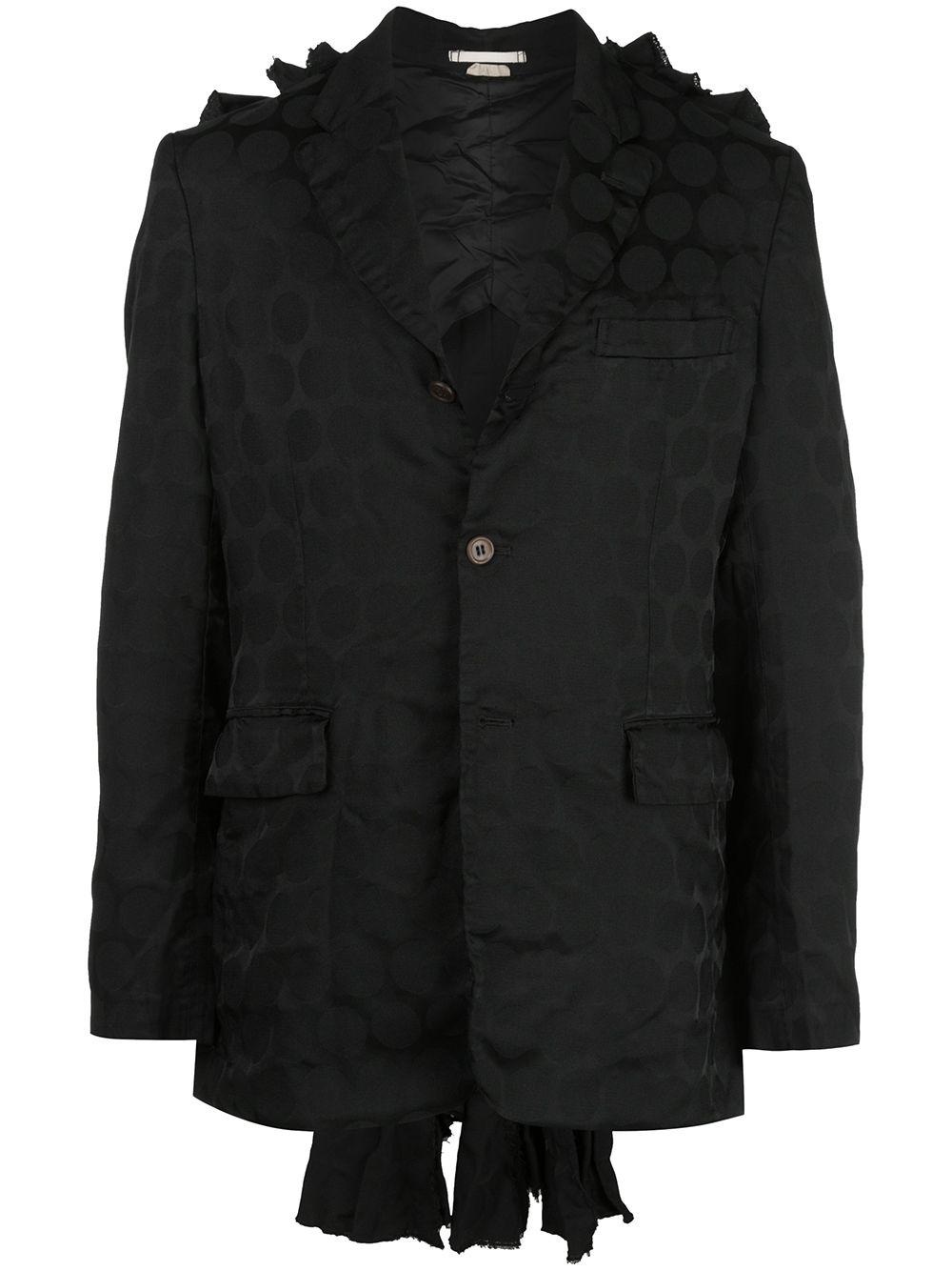 ruffle-detail blazer by COMME DES GARCONS