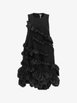 ruffled asymmetrical mini dress by COMME DES GARCONS