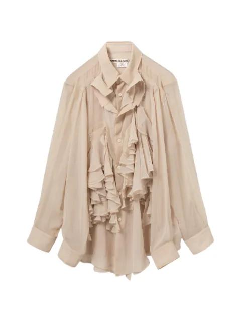 ruffled blouse by COMME DES GARCONS
