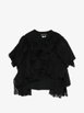 ruffled lace-panel jacket by COMME DES GARCONS ruffled lace-panel jacket by COMME DES GARCONS
