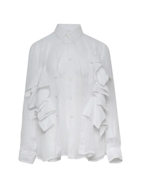 ruffled long-sleeve shirt by COMME DES GARCONS