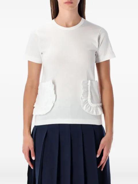 ruffled pocket top by COMME DES GARCONS