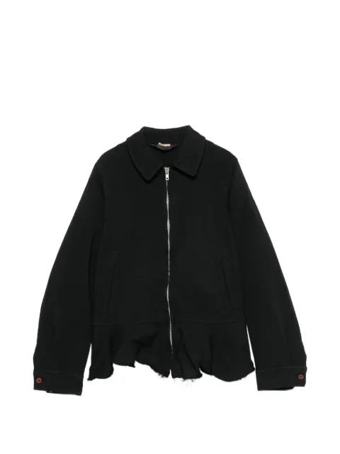 ruffled raw-edge jacket by COMME DES GARCONS