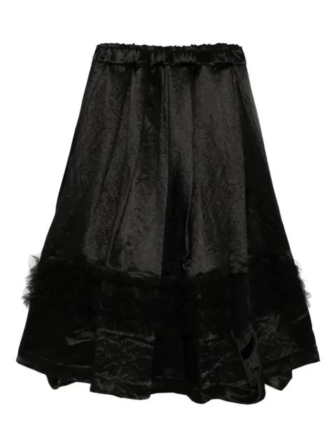 ruffled satin skirt by COMME DES GARCONS