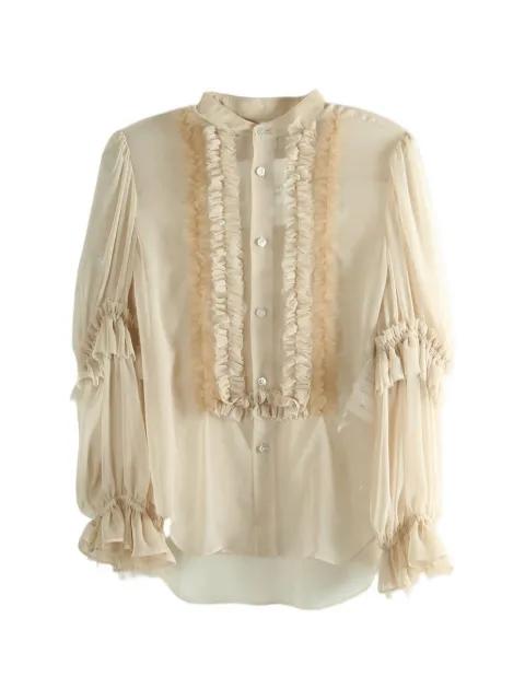 ruffled shirt by COMME DES GARCONS