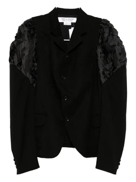ruffled-sleeve blazer by COMME DES GARCONS