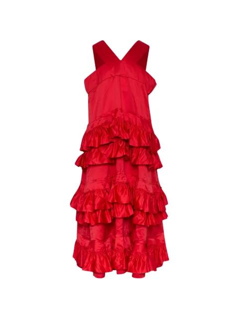 ruffled sleeveless dress by COMME DES GARCONS