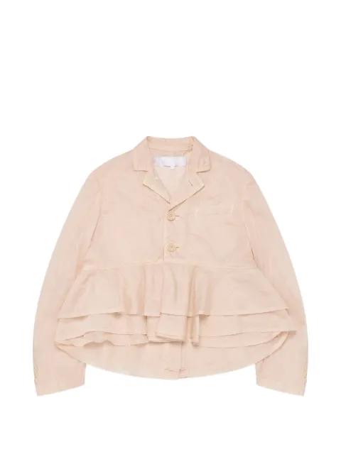 ruffled-tier jacket by COMME DES GARCONS