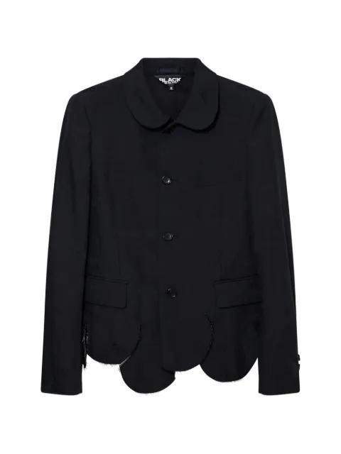 scalloped-hem Peter Pan-collar jacket by COMME DES GARCONS