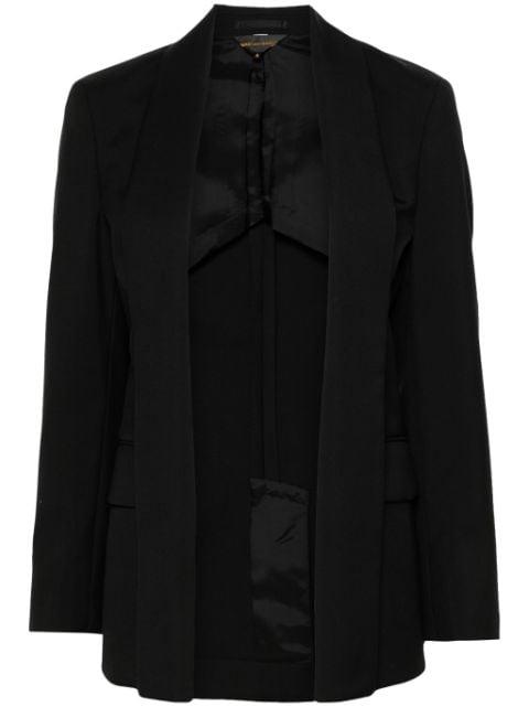 shawl-lapels wool blazer by COMME DES GARCONS