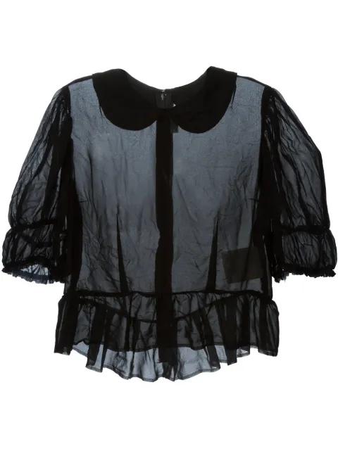 sheer blouse by COMME DES GARCONS