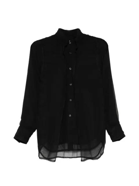 sheering-effect shirt by COMME DES GARCONS