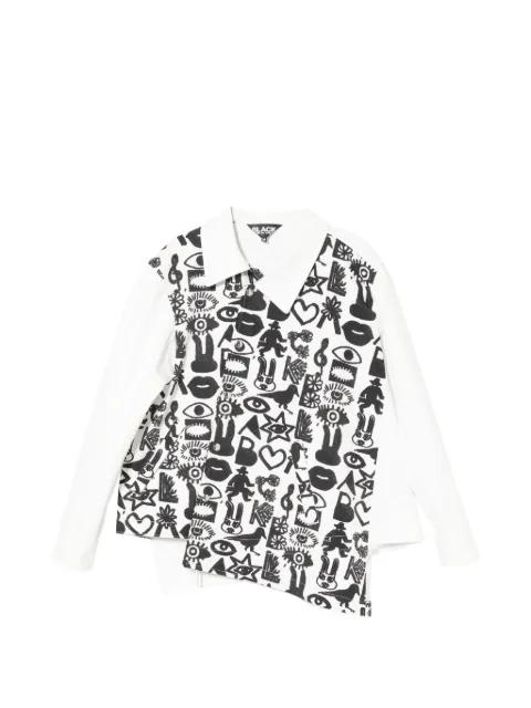 side-button printed jacket by COMME DES GARCONS