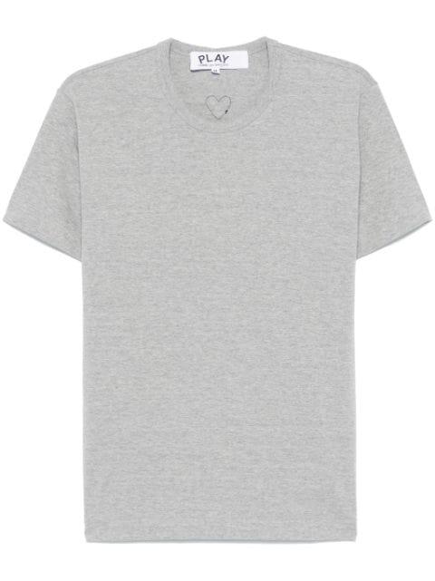 signature heart-patch T-shirt by COMME DES GARCONS