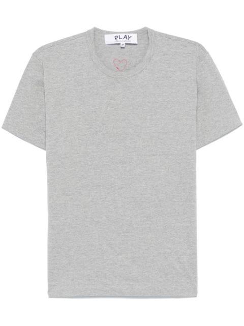 signature heart-patch T-shirt by COMME DES GARCONS