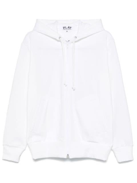 signature heart-patch hoodie by COMME DES GARCONS